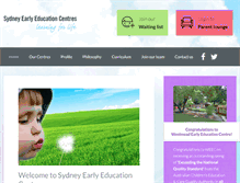 Tablet Screenshot of educhildcare.com.au